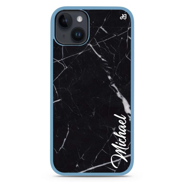 Black Marble – Deep Love iPhone 14 Impact Guard Bumper Case Online Sale