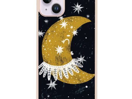 Cute Half Moon iPhone 13 Impact Guard Bumper Case Online Sale