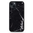 Black Marble – Deep Love iPhone 15 Plus Impact Guard Bumper Case Fashion